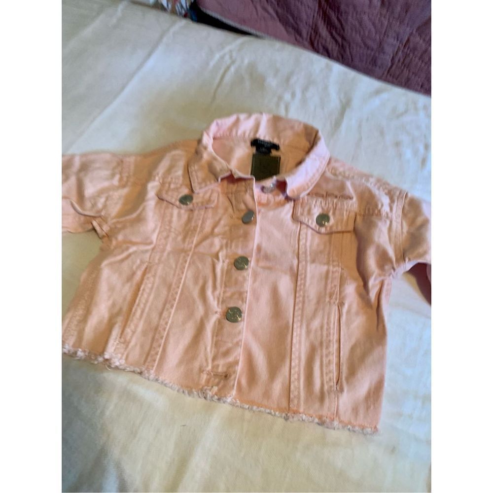 Bebe Pink Cropped Jacket - Picture 1 of 7